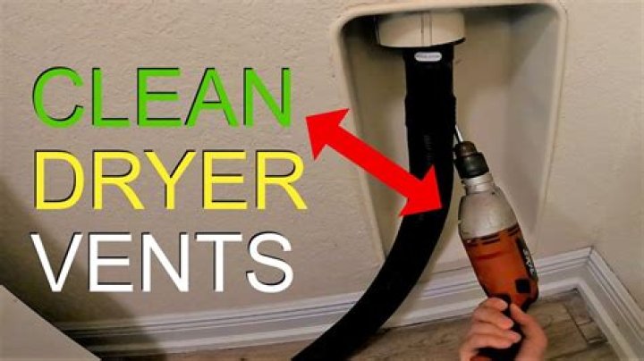 How do I clean my dryer vent?